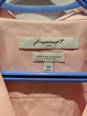 Foxcroft Pink Heritage Non-Iron Button Down Shirt